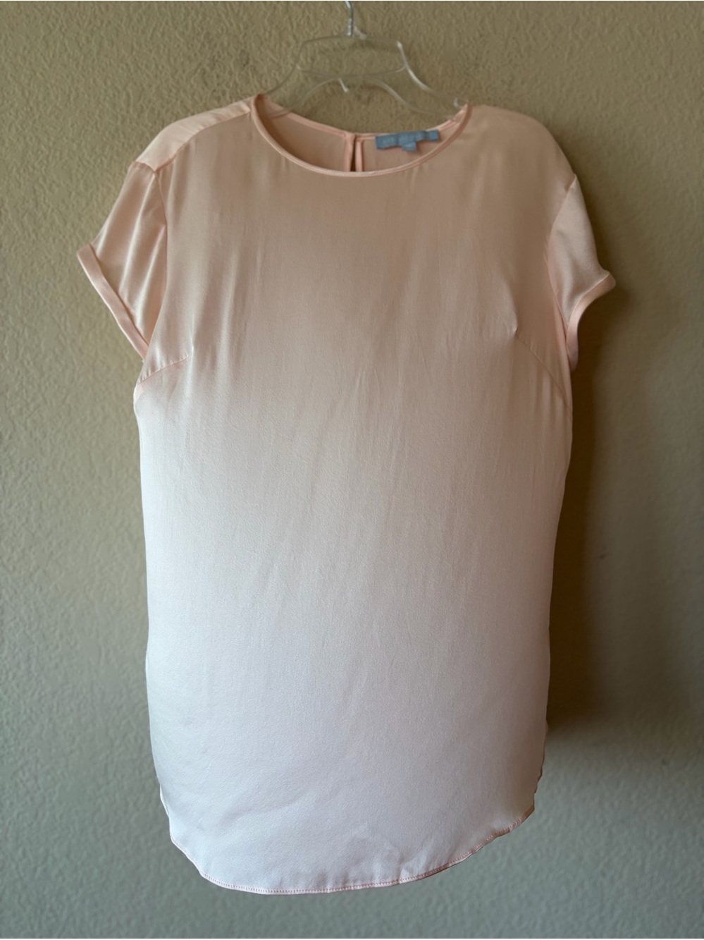 Antonio Melani Gilly Blouse 100% silk in blush pink M